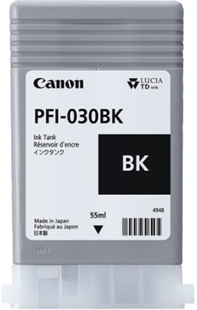 Чернила Canon для TM-240/340 PFI-030 Black 55 мл (3489C001) - Фото 1
