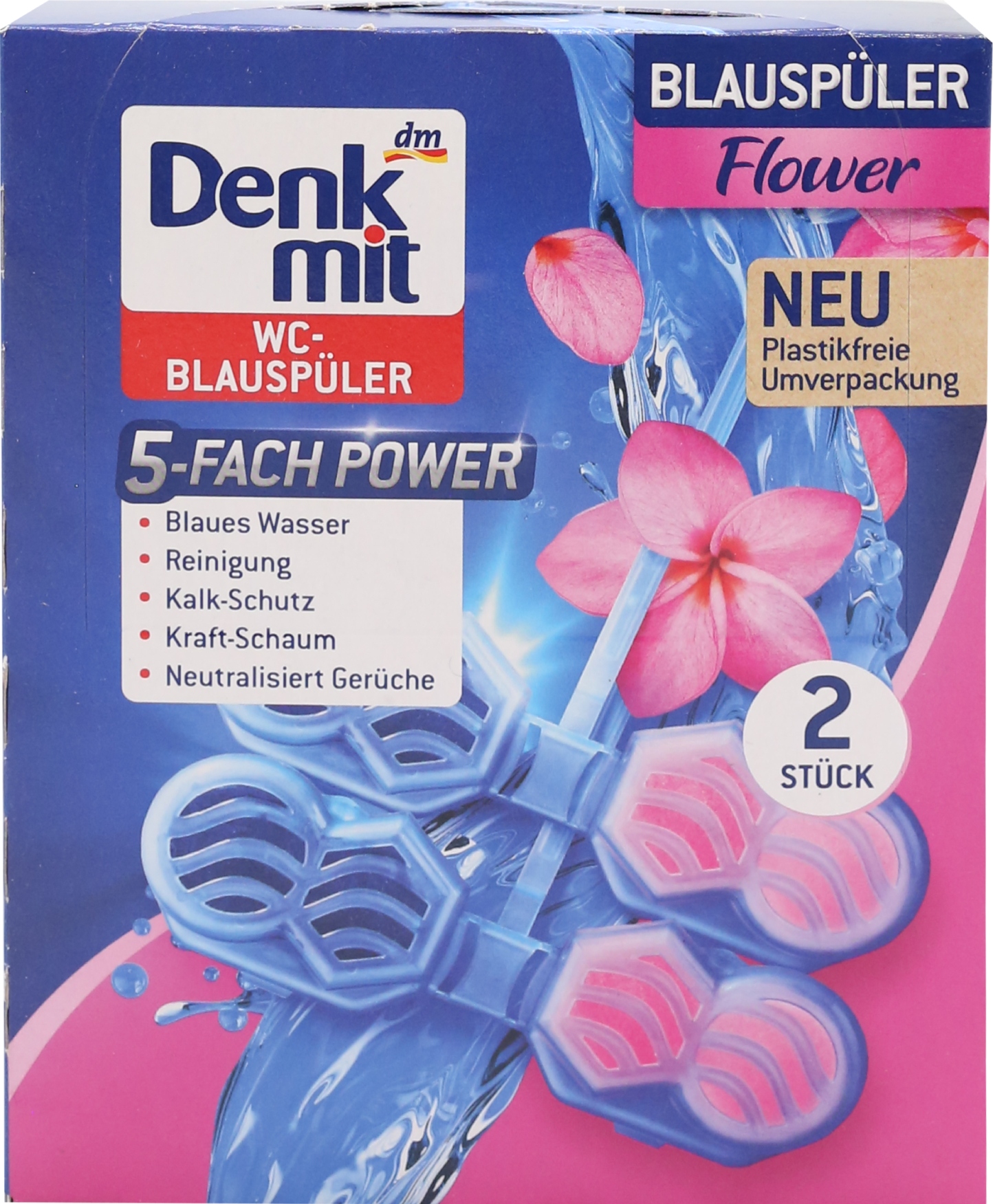 Туалетный блок Denkmit Flower 2 шт. (DWCBFl2) - Фото 1