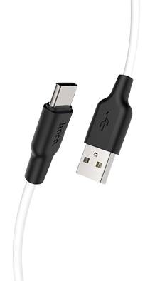 Кабель синхронизации данных HOCO X21 Plus USB to Type-C 3A, 1m Black+White (6931474711915) - Фото 1