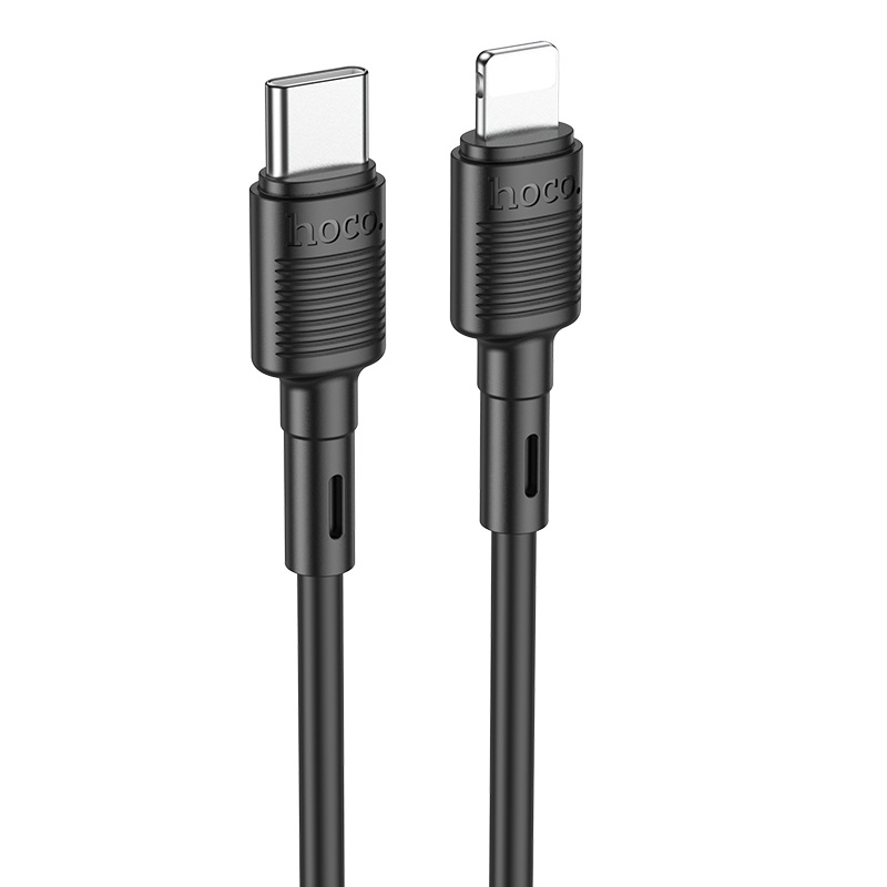 Кабель синхронизации данных HOCO X83 Type-C to iP 20W, 1m Black (6931474770844) - Фото 1