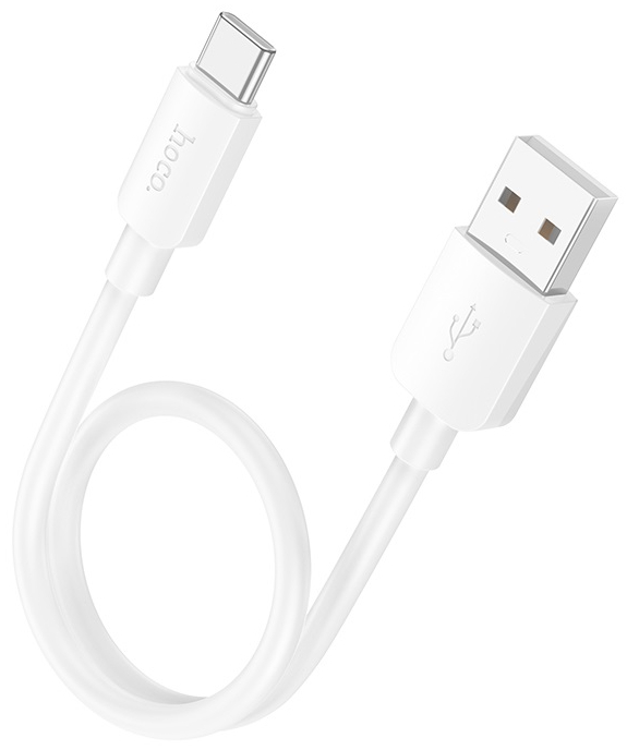 Кабель синхронизации данных HOCO X96 Hyper 27W Type-C 0.25m White (6942007609418) - Фото 1