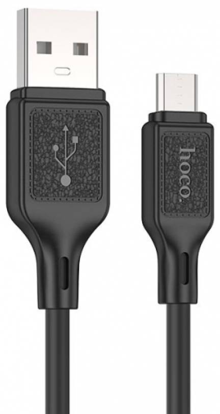 Кабель синхронізації даних HOCO X90 Micro Black (6931474788429) - Фото 1