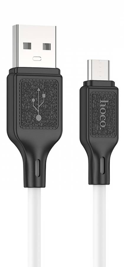 Кабель синхронізації даних HOCO X90 Micro White (6931474788436) - Фото 1