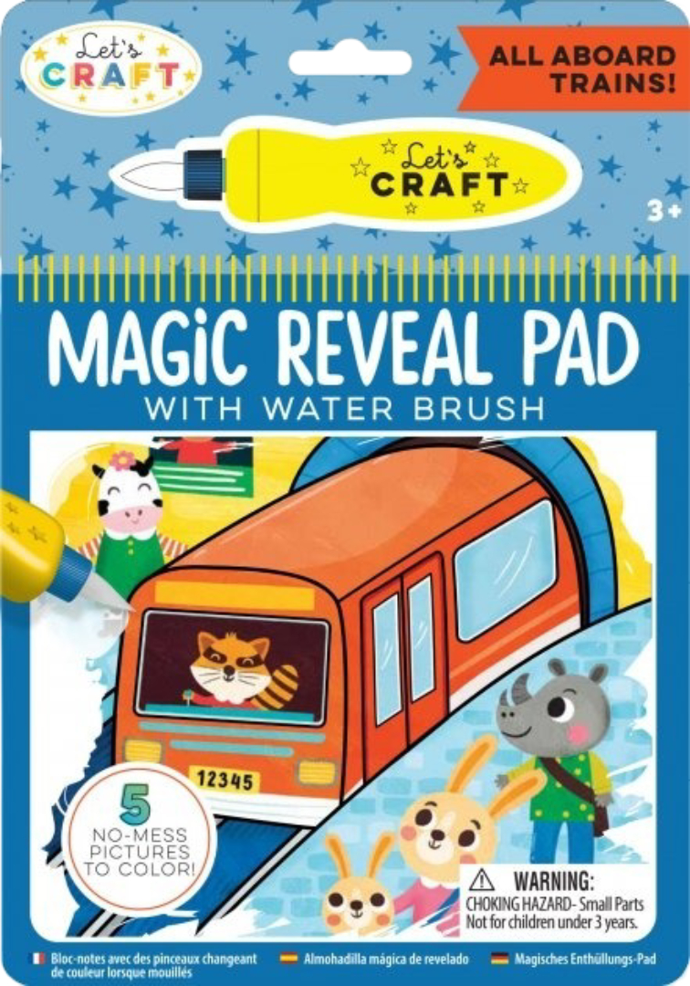 Купити Розмальовки водні Let’s Craft Магічні перетворення Залізниця (MRP016) - Фото 1 Розмальовки водні Let’s Craft Магічні перетворення Залізниця (MRP016) - Фото 1