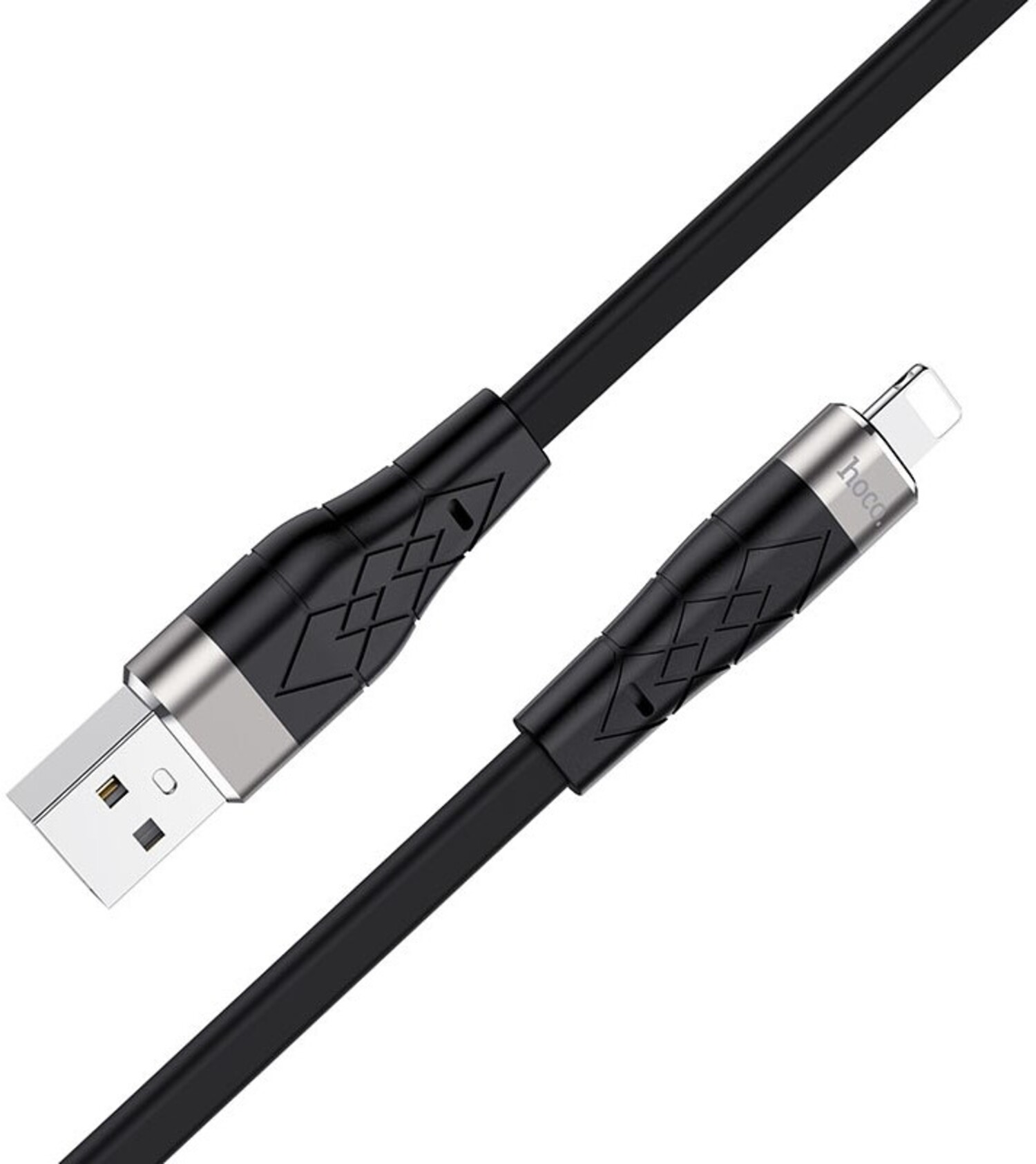 Кабель синхронізації даних HOCO X53 USB to iP 2.4A, 1m Black (6931474738059) - Фото 1