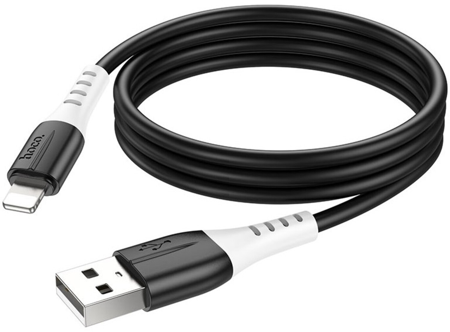 Кабель синхронізації даних HOCO X82 USB to iP 2.4A, 1m Black (6931474768537) - Фото 1