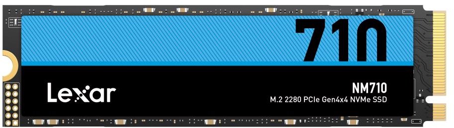 SSD-накопитель внутренний Lexar PCIE G4 M.2 NVME 1TB NM710 (LNM710X001T-RNNNG) - Фото 1