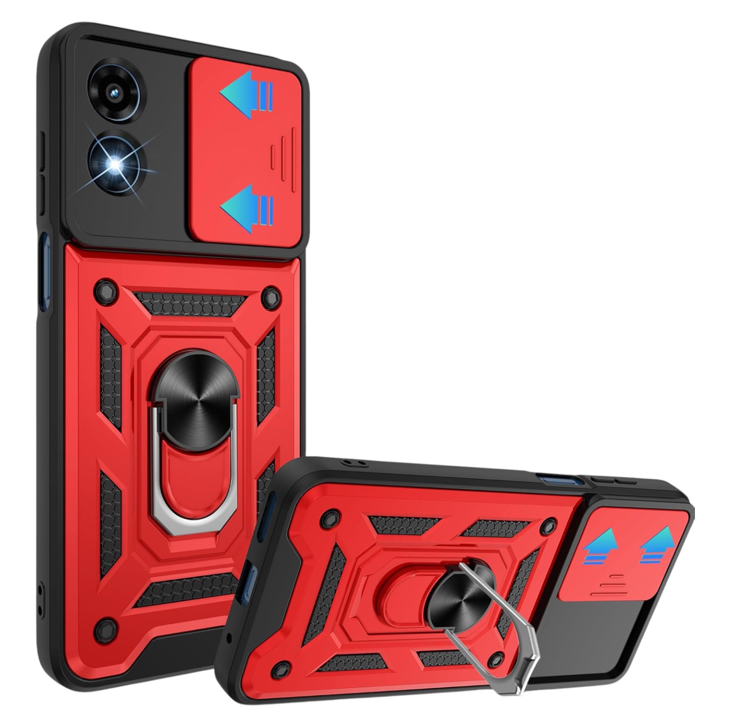 Чехол для смартфона BeCover Military for Motorola Moto G04/G04s Red (713065) - Фото 1