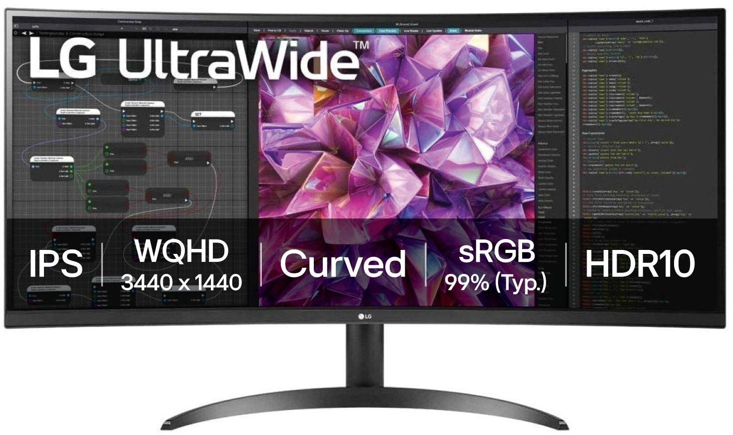 Монітор LG 34WQ60C-B - Фото 1