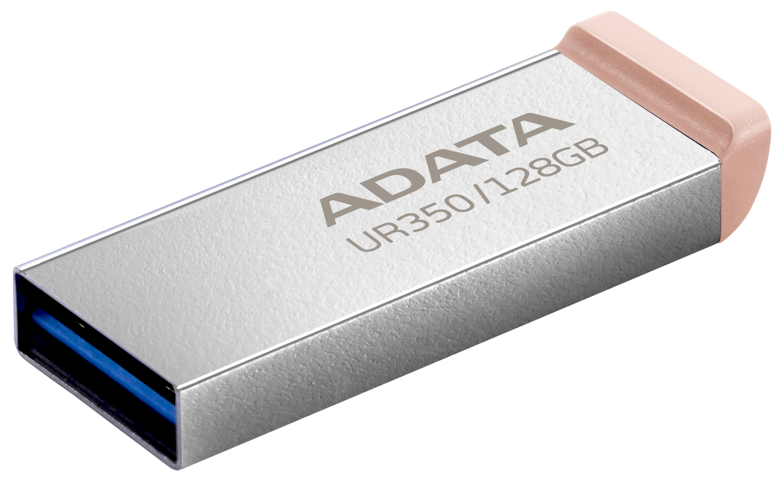 Флеш USB ADATA USB 3.2 UR 350 128Gb Silver/Beige (UR350-128G-RSR/BG) - Фото 1