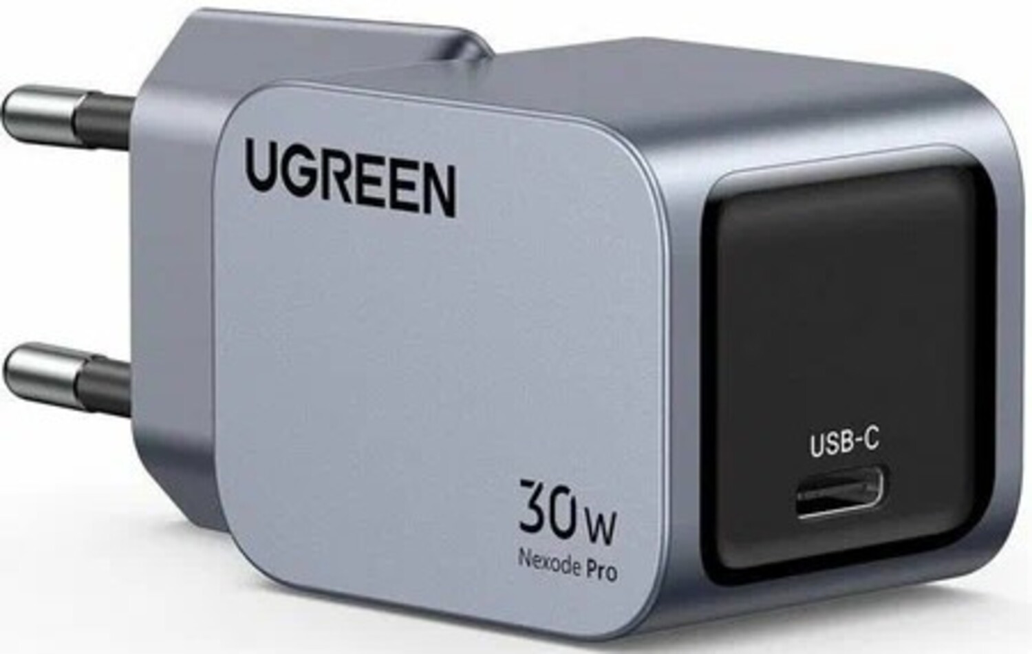Мережевий зарядний пристрій UGREEN X703 Nexode Pro 30W USB-C GaN Fast Charger Gray (35006) - Фото 1