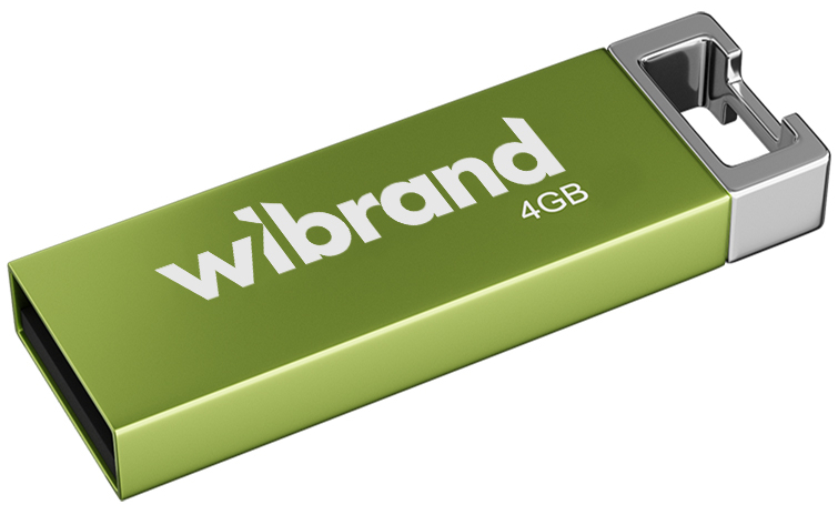 Флеш USB Wibrand USB 2.0 Chameleon 4Gb Light Green (WI2.0/CH4U6LG) - Фото 1