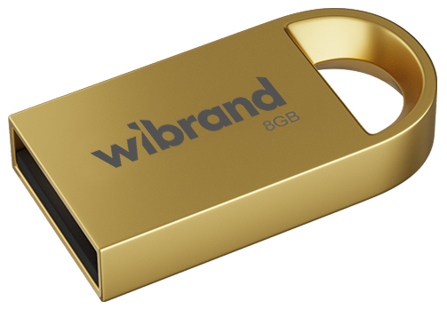 Флеш USB Wibrand USB 2.0 Lynx 8Gb Gold (WI2.0/LY8M2G) - Фото 1