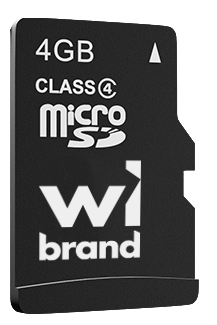 Карта памяти Wibrand 4Gb class 4 (WICDC4/4GB) - Фото 1