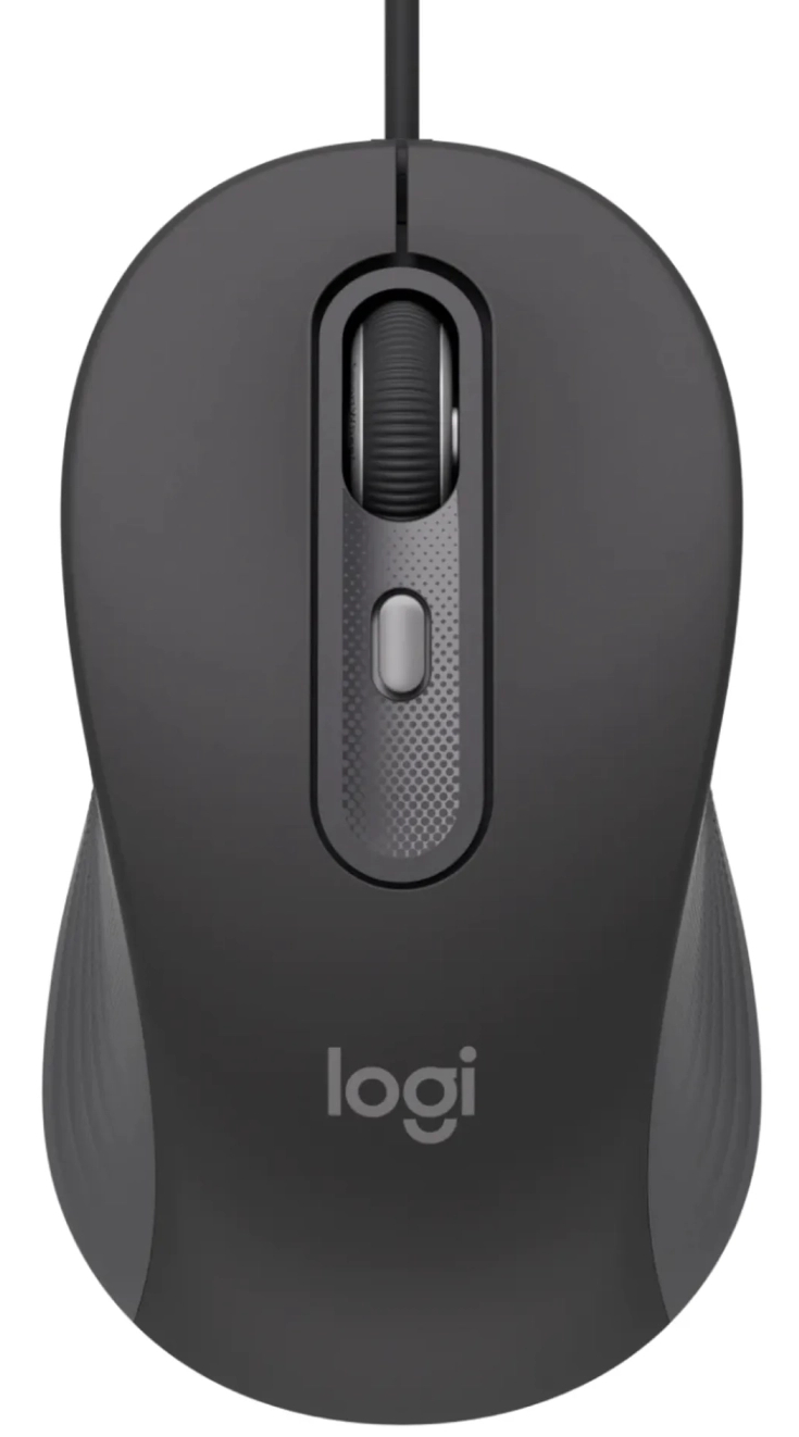 Мышь проводная Logitech Signature M520 for Business USB-C Graphite (910-007511) - Фото 1