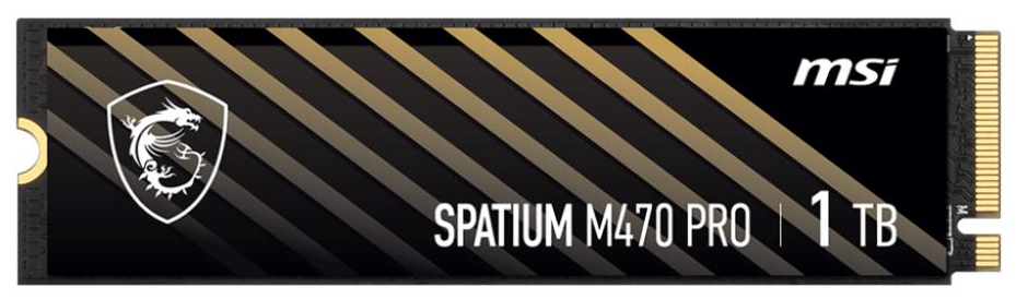 SSD-накопитель внутренний MSI SSD G4 M.2 NVME 1TB Spatium M470 PRO (S78-440L0J0-P83) - Фото 1