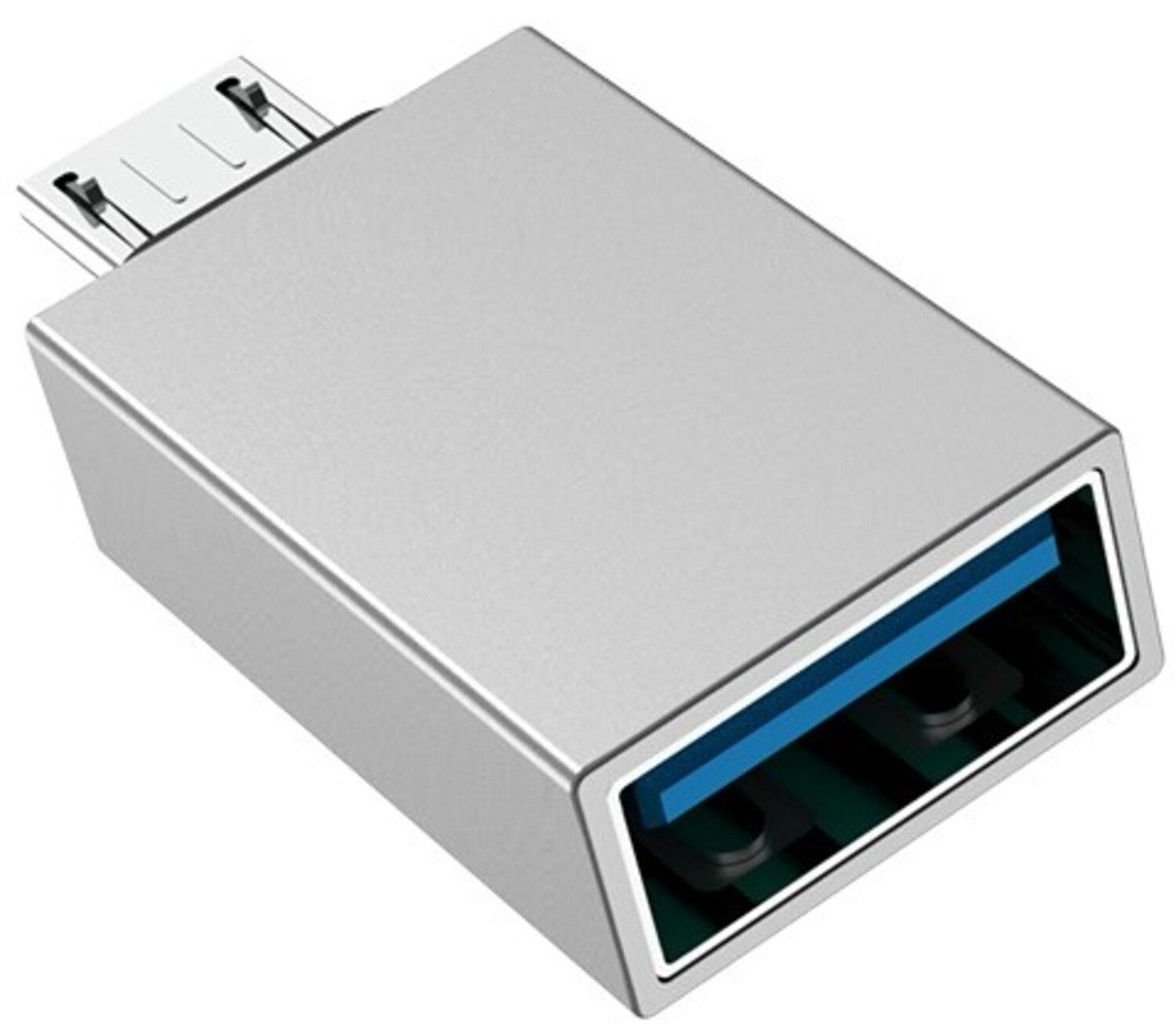 Переходник BOROFONE BV2 adapter USB-A to Micro-USB, converter, OTG support, USB 3.0 (6957531090311) - Фото 1