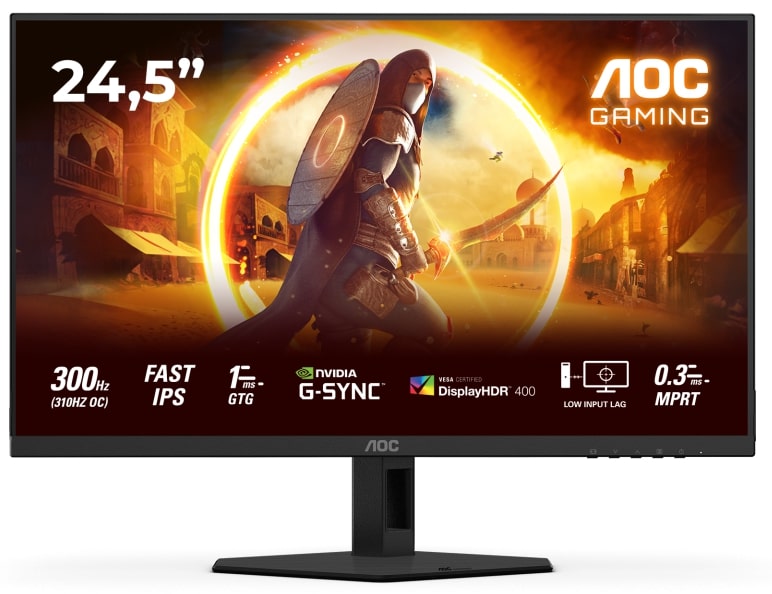 Монитор игровой AOC 25G4SRE Black/Red - Фото 1