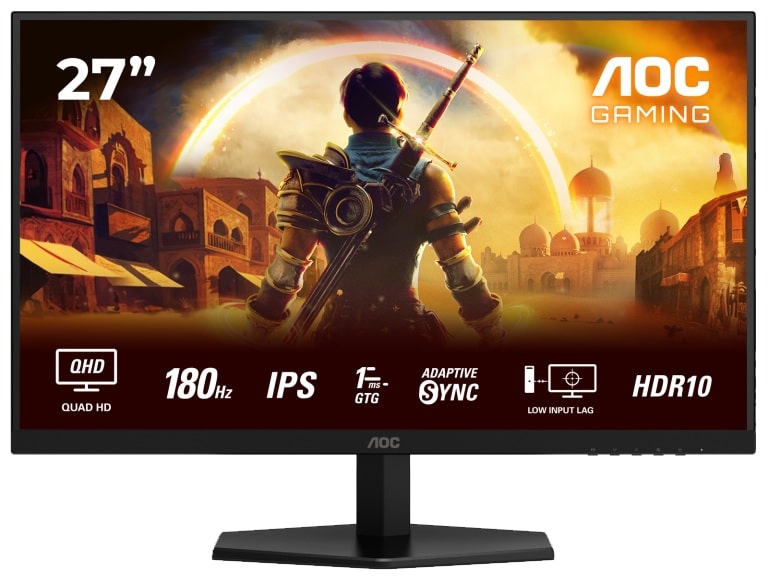 Монитор игровой AOC Q27G42XE Black/Red - Фото 1