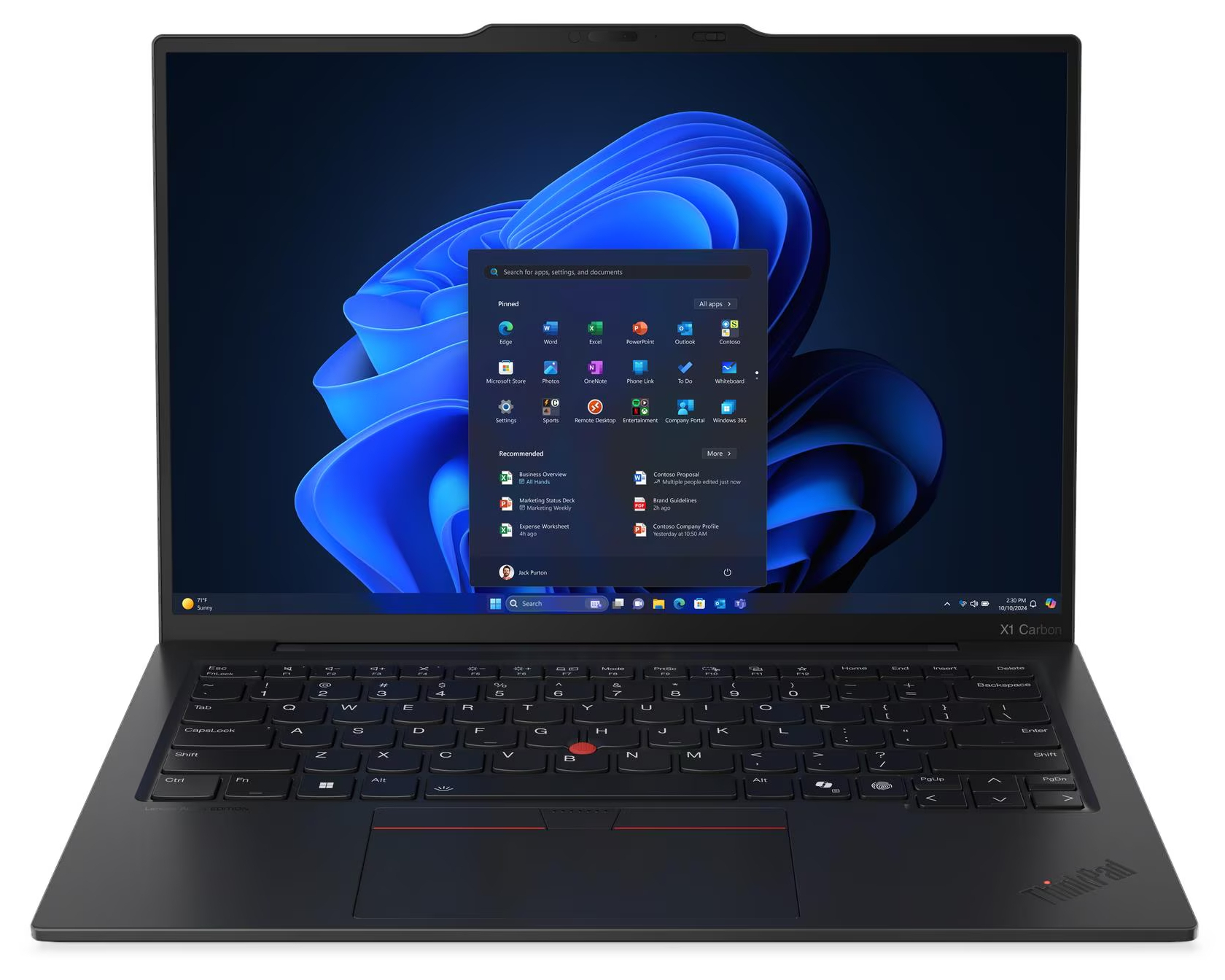 Ноутбук Lenovo ThinkPad X1 Carbon Gen 13 (21NTS1GA00) Black - Фото 1