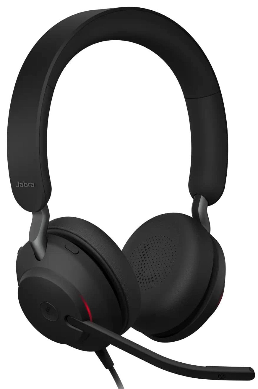 Гарнитура проводная Jabra Evolve2 40 SE USB-A MS Stereo (24189-999-999) - Фото 1