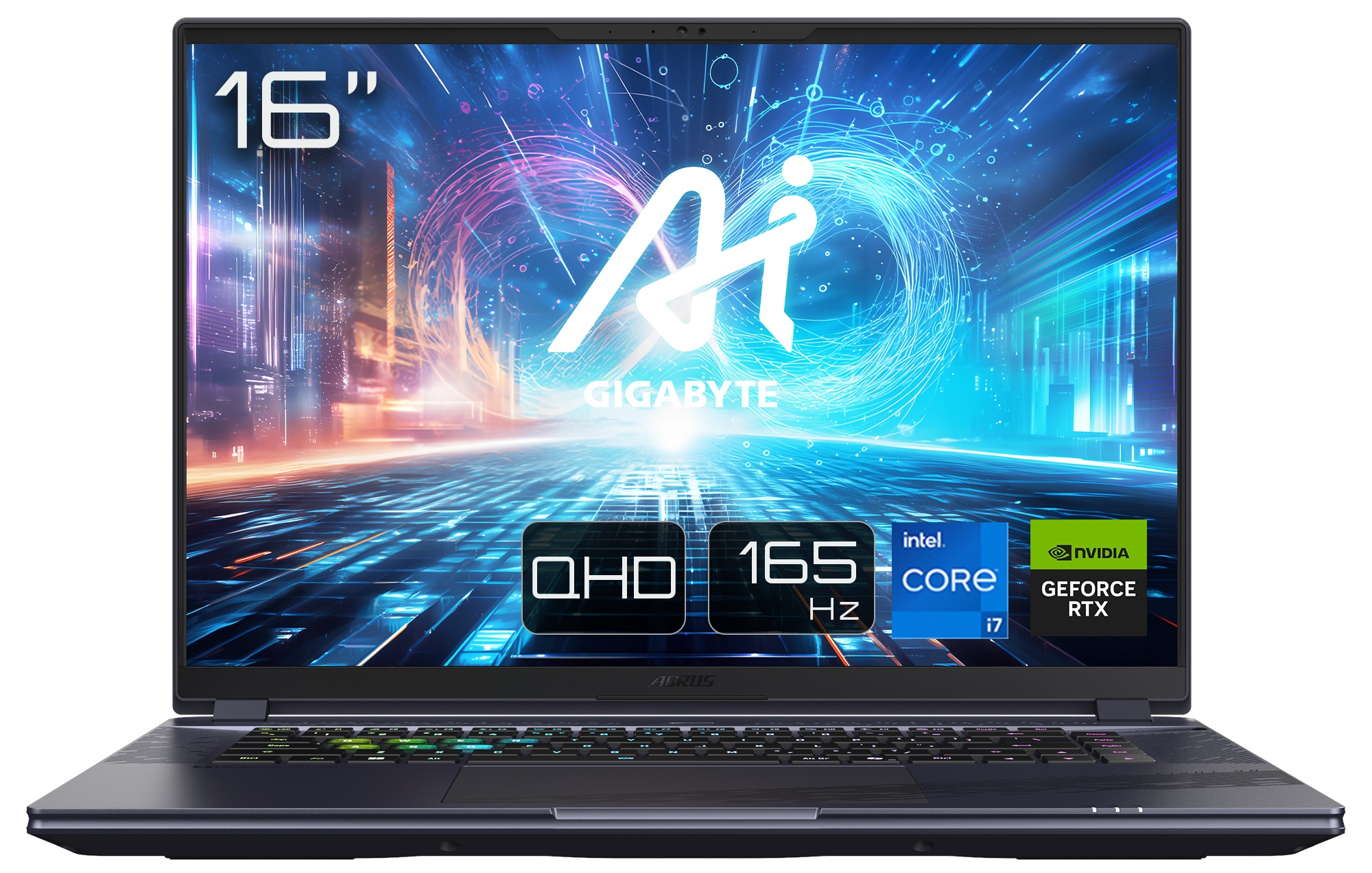 Ноутбук игровой Gigabyte Aorus 16X ASG 2024 (AORUS 16X ASG-53UAC54SD) Midnight Gray - Фото 1
