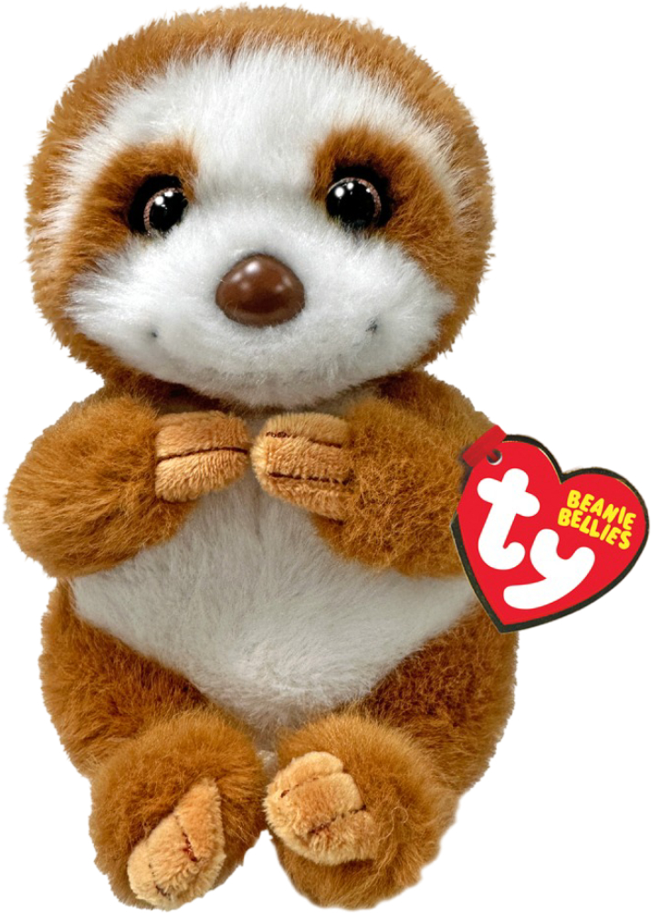 Мягкая игрушка глазастик TY Beanie Bellies Ленивец 15 см STELLA (41511) - Фото 1
