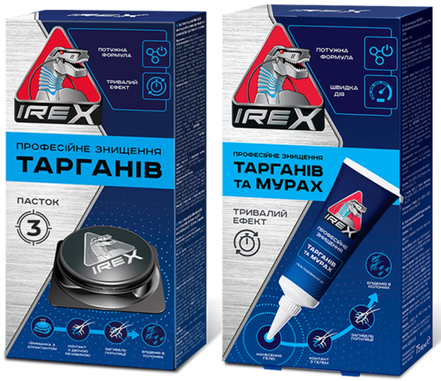 Средство от тараканов IREX + ловушка, 3 шт - Фото 1