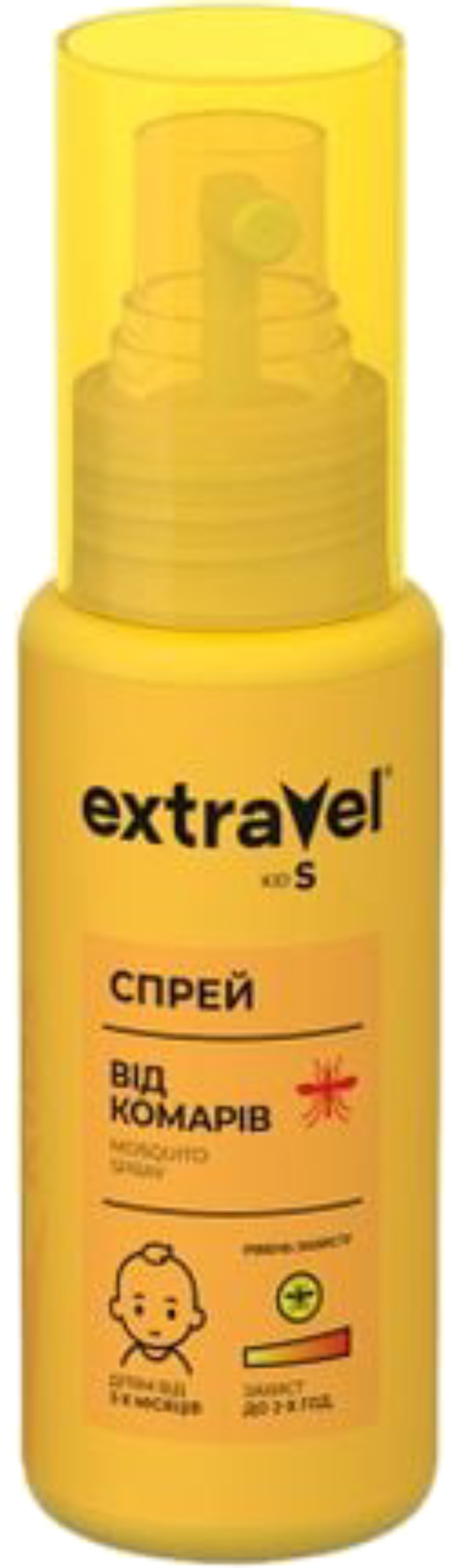 Спрей от комаров для детей Extravel Kids 70 мл - Фото 1