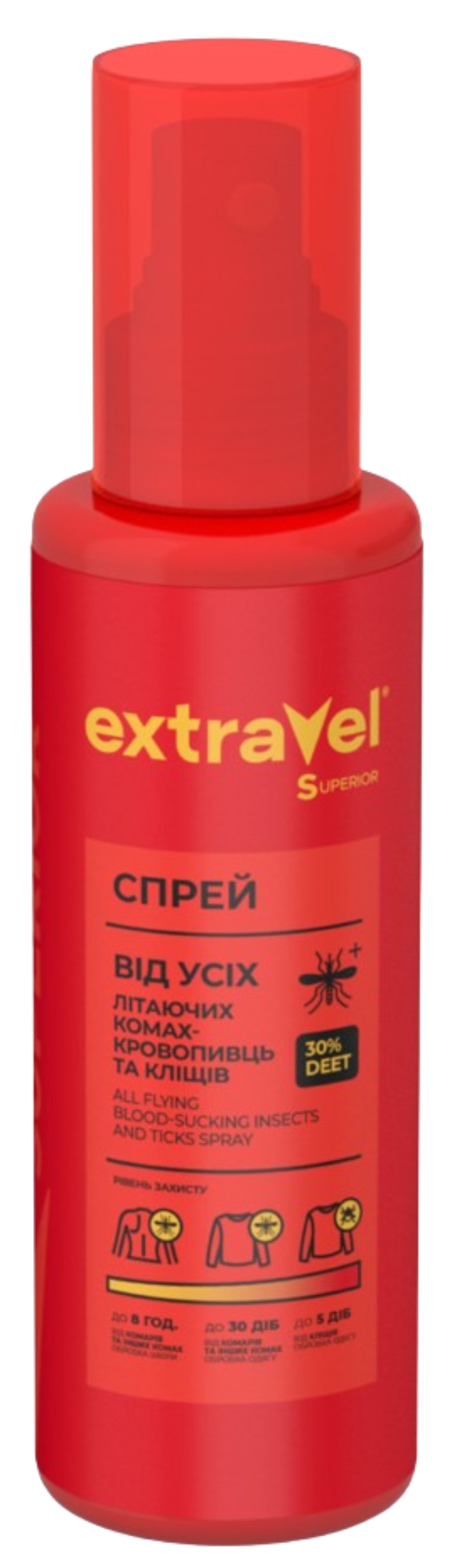 Спрей от насекомых Extravel Superior и клещей, 100 мл - Фото 1