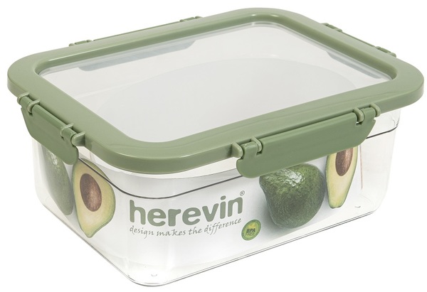 Ємність для зберігання Herevin Container-Green-Peach 2.2 л (161420-100) - Фото 1