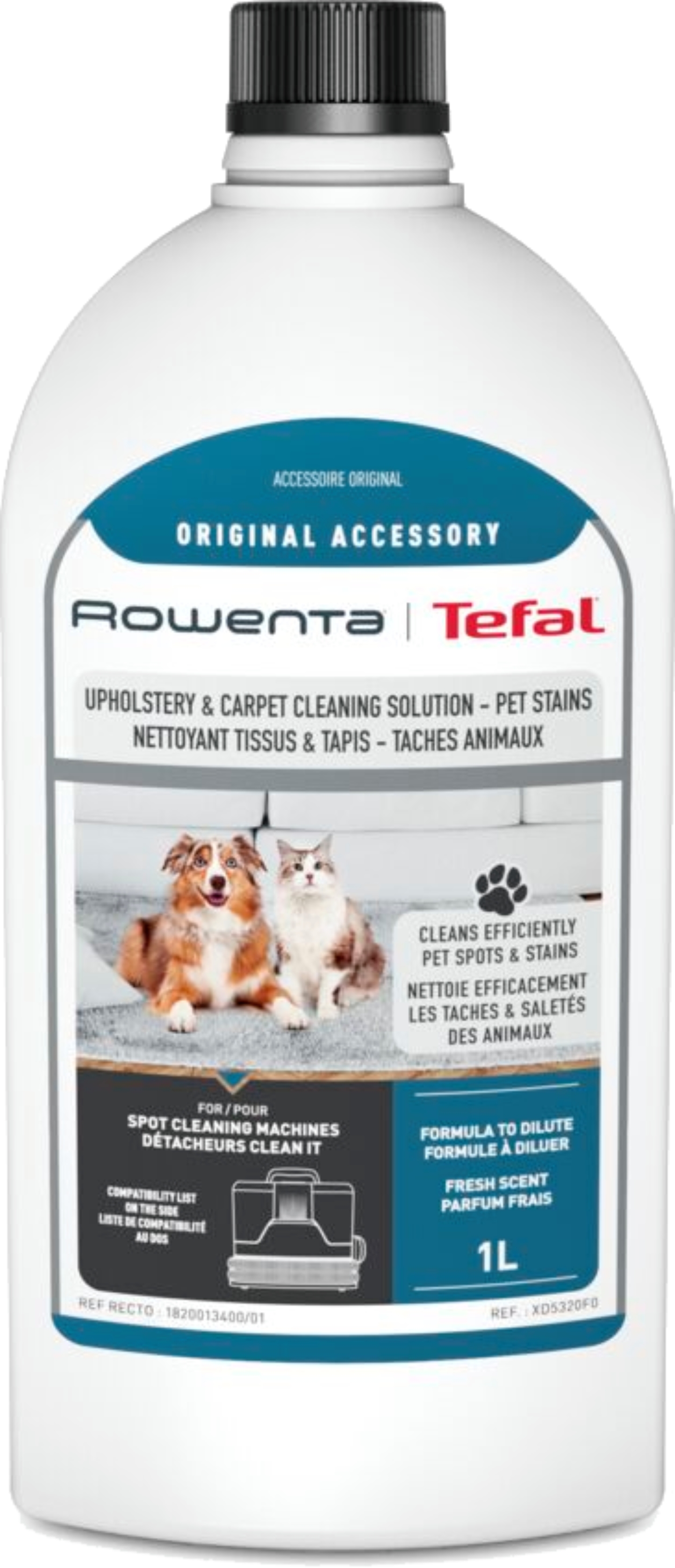 Шампунь для пилососів миючих Rowenta XD5320F0 CLEAN IT PET  ACC - Фото 1