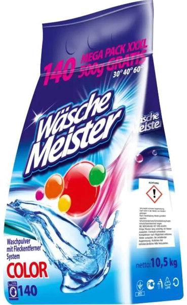 Стиральный порошок Wasche Meister Color 10,5 кг (4260418930283) - Фото 1