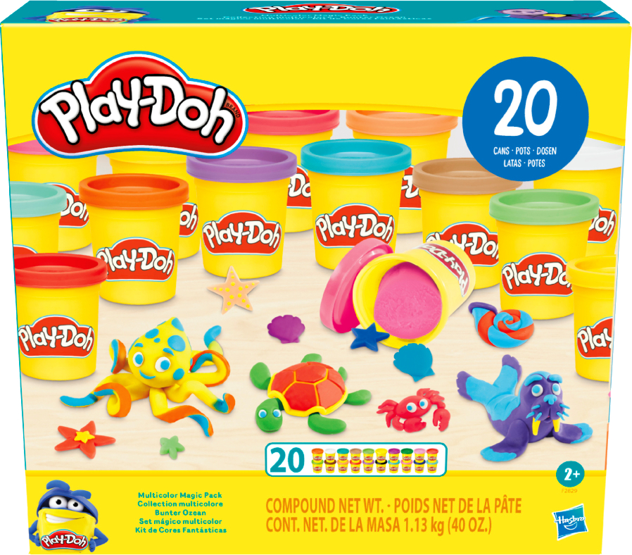 Матеріали Hasbro Play-doh, 20 баночок, F2829 - Фото 1