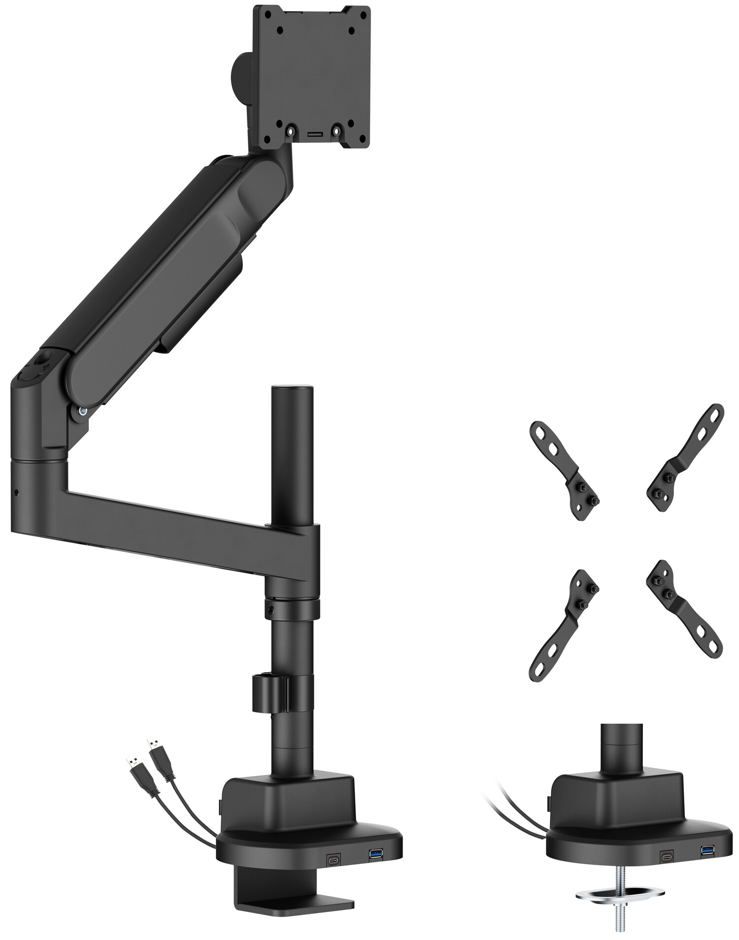 Кріплення настільне OfficePro MAH751B Black - Фото 1