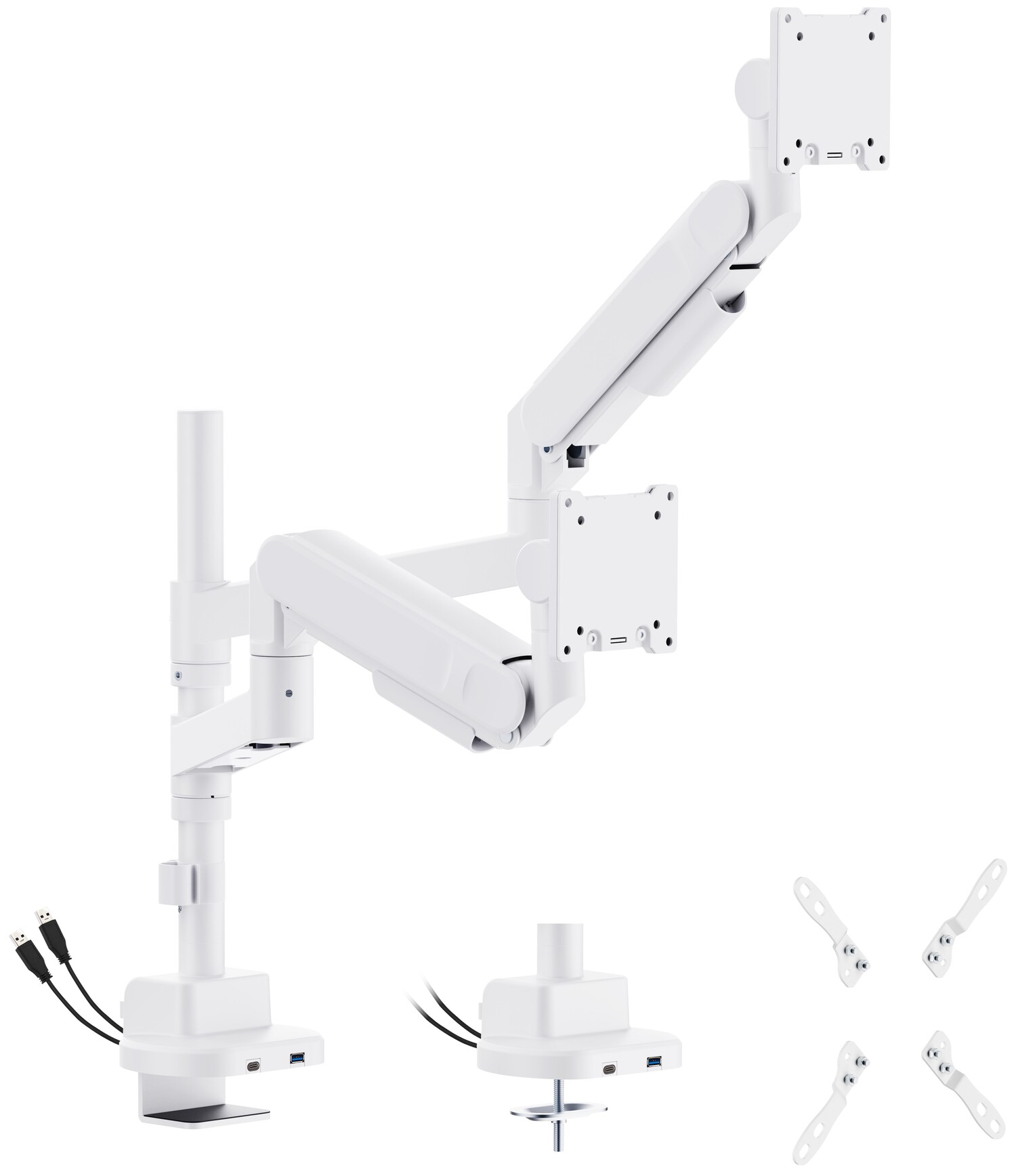 Кріплення настільне OfficePro MAH752W White - Фото 1