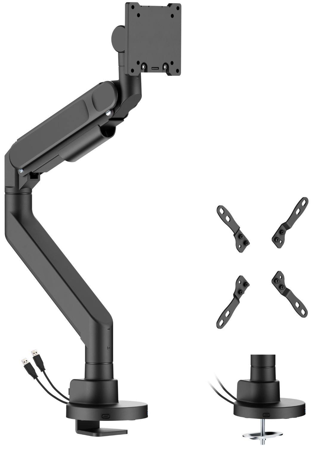 Кріплення настільне OfficePro MAH821B Black - Фото 1