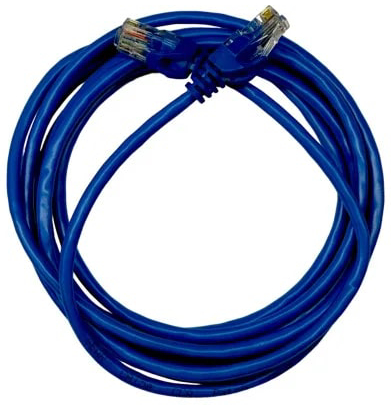 Кабель патч-корд GEAR САТ.5E UTP CCA 24AWG 1.5m Blue (GPC-UTPCCARJ45-1.5BE) - Фото 1