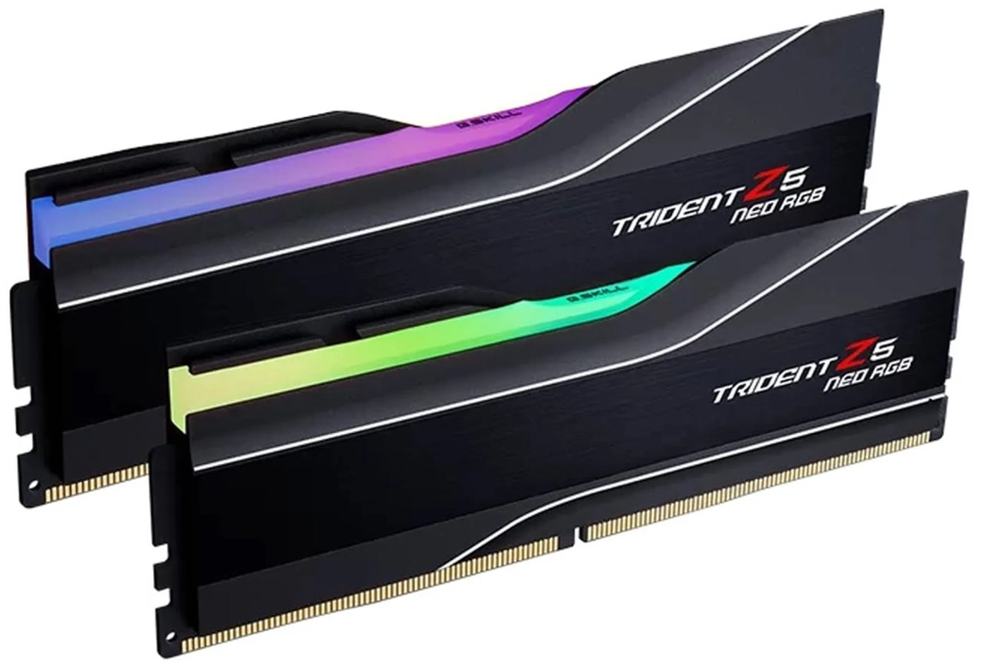 Память DDR G.Skill Trident Z5 Neo RGB Black DDR5-6000 32GB (2x16GB) CL26-36-36-96 1.45V AMD EXPO (F5-6000J2636H16GX2-TZ5NR) - Фото 1