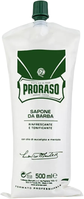 Крем для бритья Proraso Shaving Cream Tube Refresh Eucalyptus 500 мл (8004395006151) - Фото 1