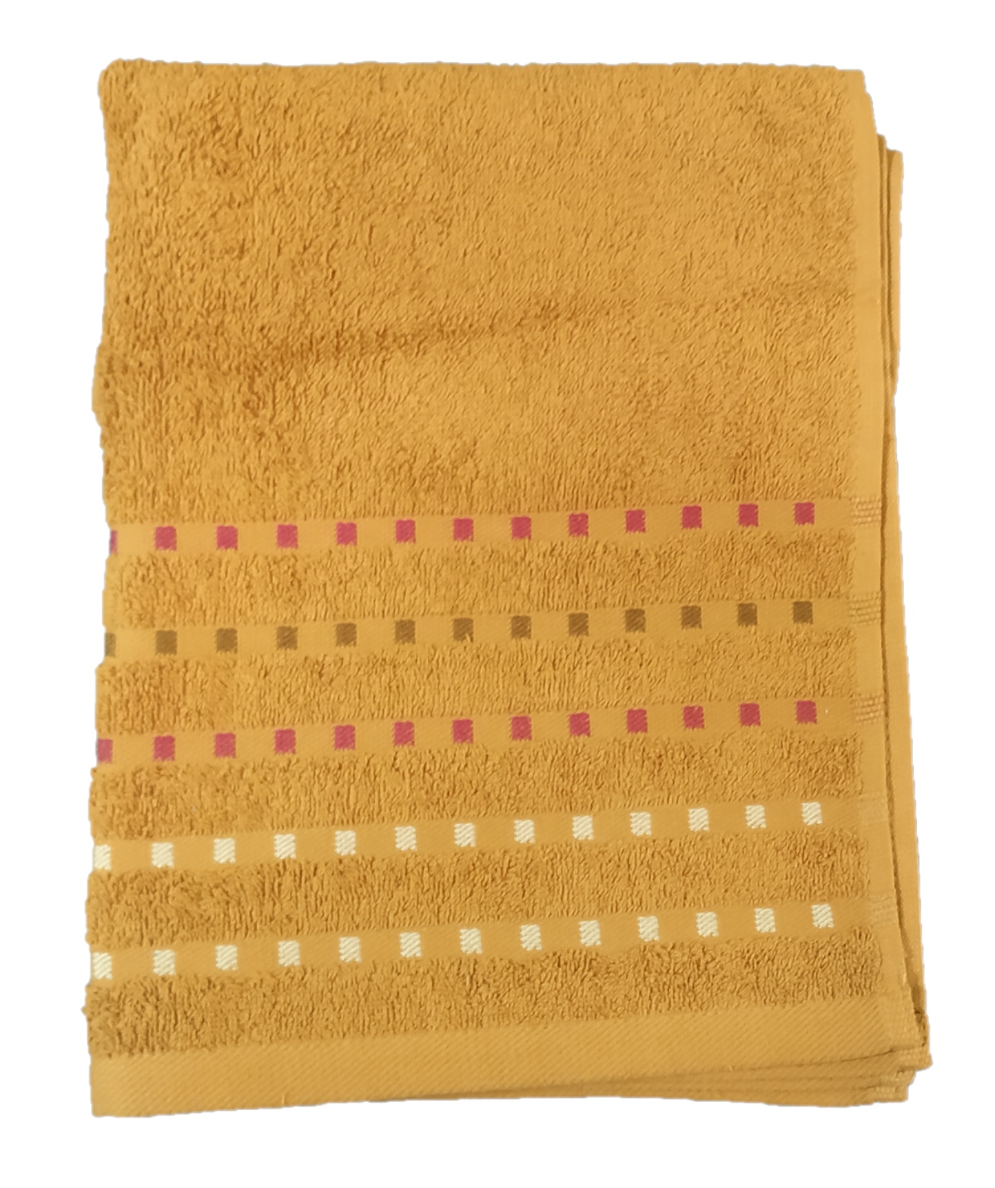 Рушник банний Zastelli Мозаїка 70х140 см бежевий (09538-000241) - Фото 1