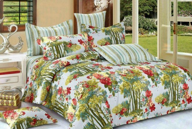 Комплект постельного белья Zastelli XS1008/green olive 200х220 см разноцветный - Фото 1