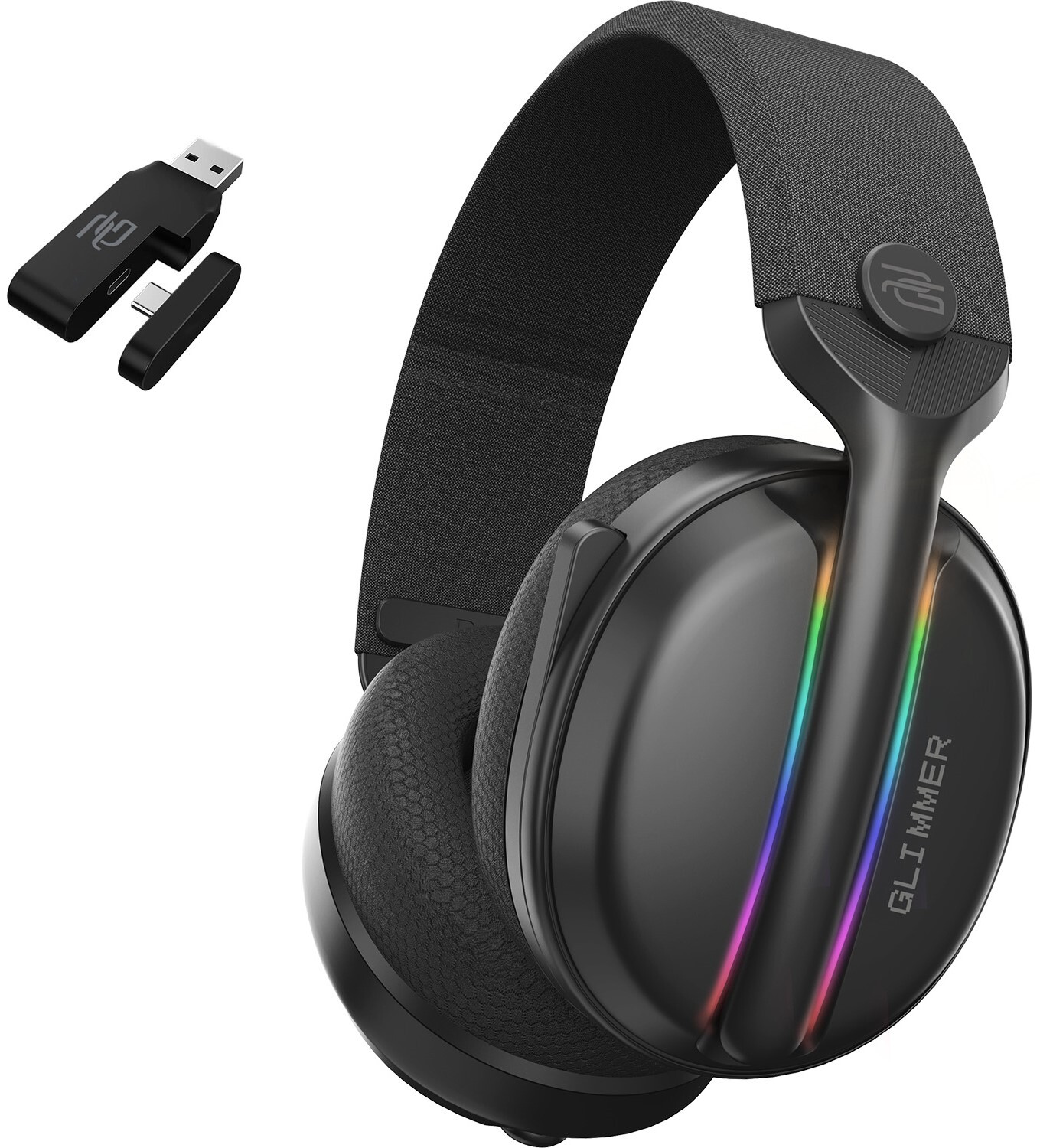 Гарнитура беспроводная игровая Proove Gaming Glimmer (APP) Black (WHGL00022001) - Фото 1