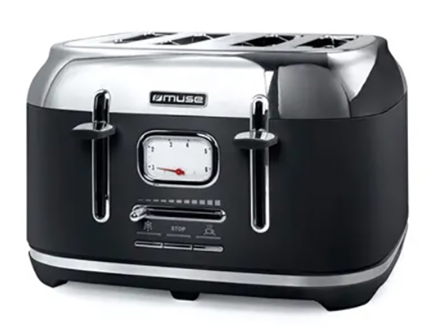 Тостер Muse MS-131 BS Black - Фото 1