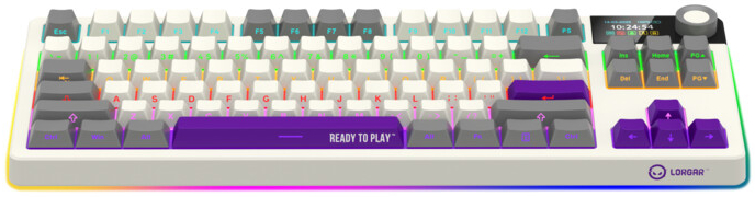 Клавиатура беспроводная игровая Lorgar KBP70TKLW Wireless TKL Mechanical Pro Beige (LRG-KBP70TKLW-RT-US) - Фото 1