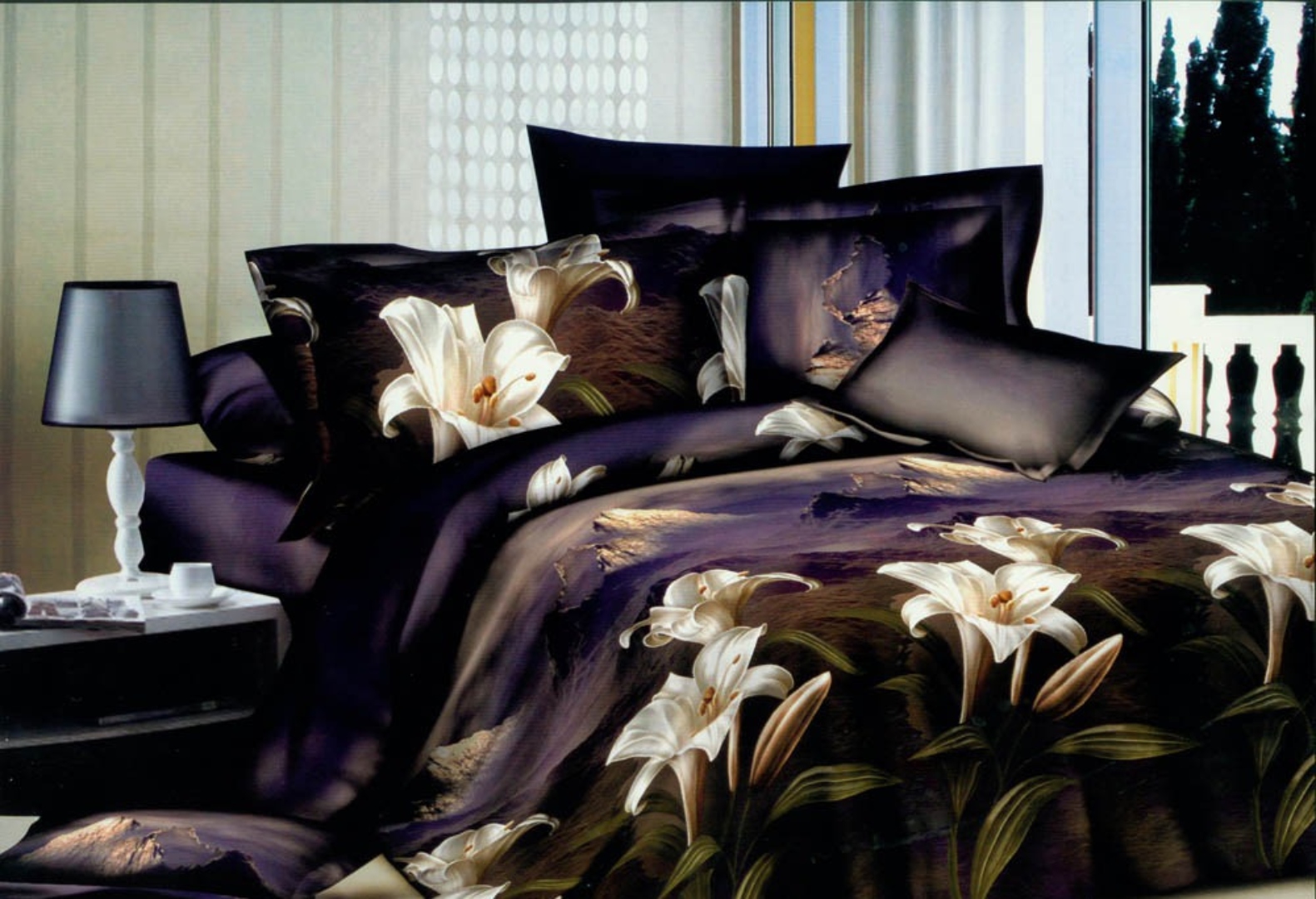 Комплект постільної білизни Word of Dream H379 сатин 150х215 (08090) - Фото 1