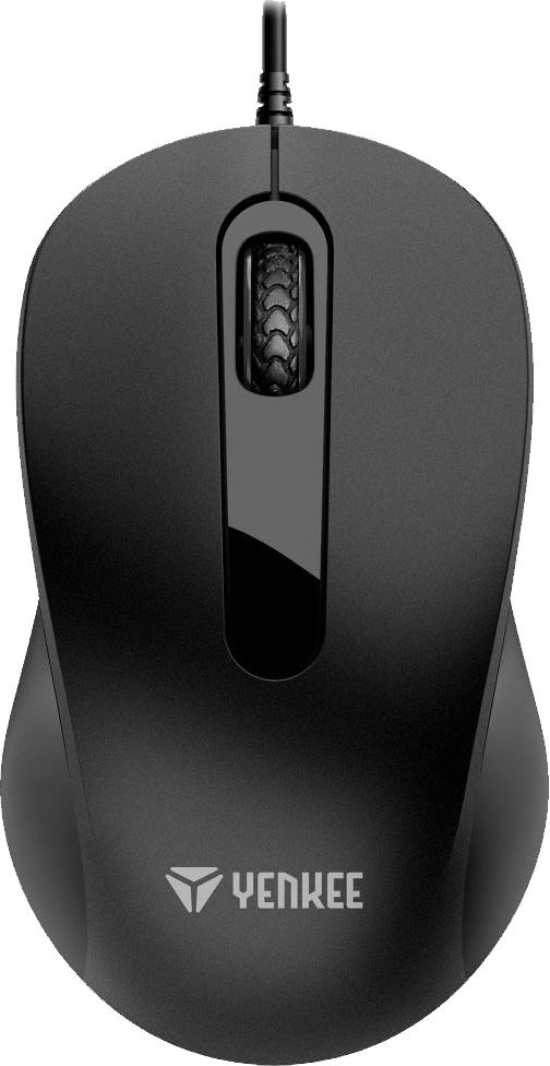 Мышь проводная YENKEE YMS 003BK Mouse USB BASIC Black - Фото 1