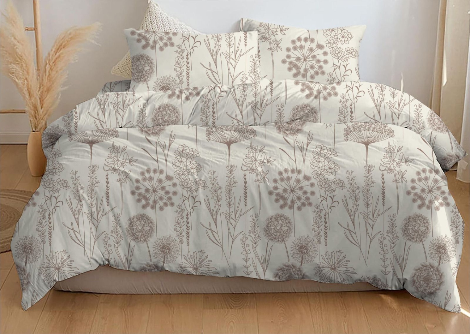Комплект постельного белья Zastelli Field Beige бязь 200х220 (22622) - Фото 1