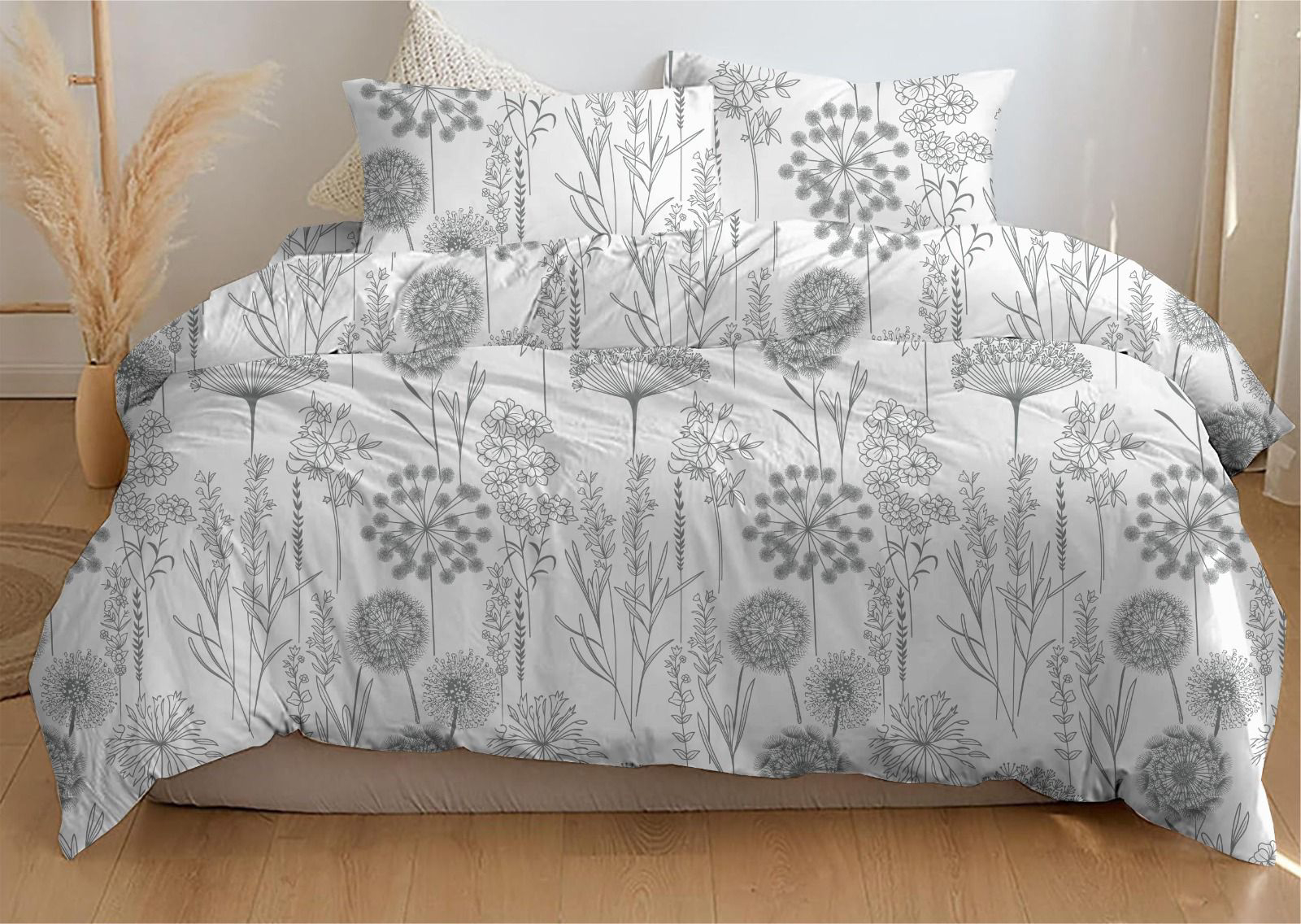 Комплект постельного белья Zastelli FIELD GREY бязь 175х210 (22607) - Фото 1