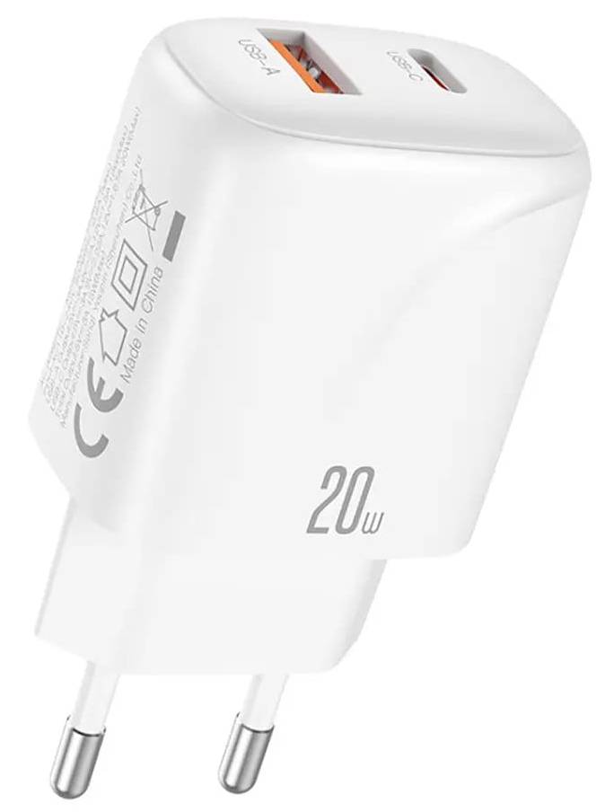 Сетевое зарядное устройство XO L158.white - Фото 1